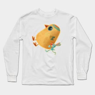 rabbit and chick Long Sleeve T-Shirt